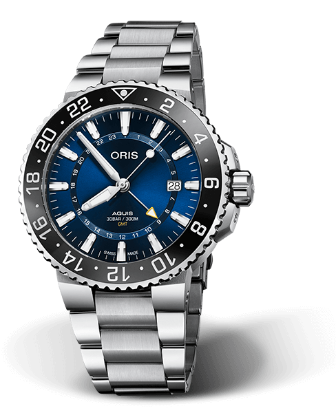 ORIS Aquis GMT Fecha 01 798 7754 4135-07 8 24 05PEB