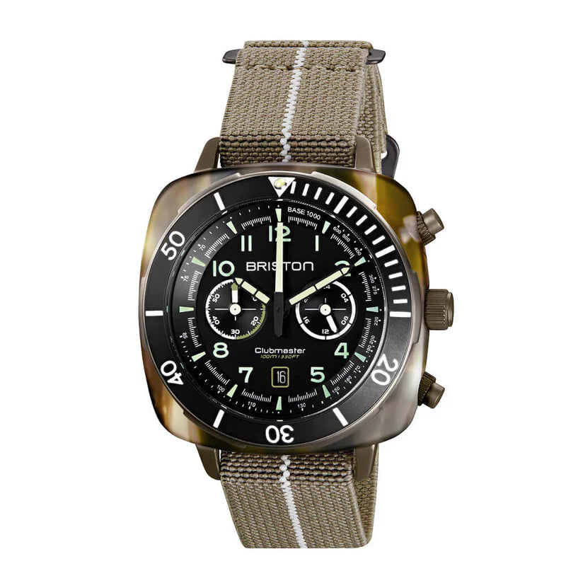 BRISTON Clubmaster Outdoor - Chrono - Jungle 23144.PKAM.TJ.19.EK