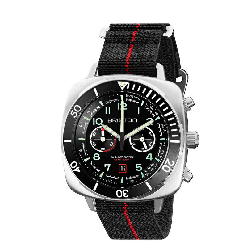 BRISTON Clubmaster Outdoor - Chrono - Black 23144.S.O.1.EB