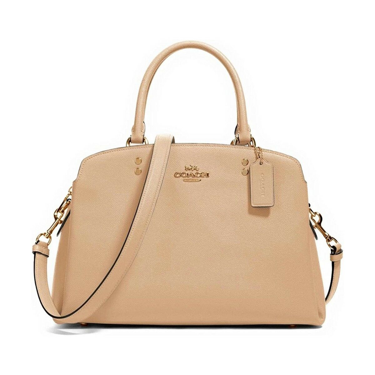 Women's Handbag Coach 91493-IMTAU 30 x 23 x 12 cm Brown-2