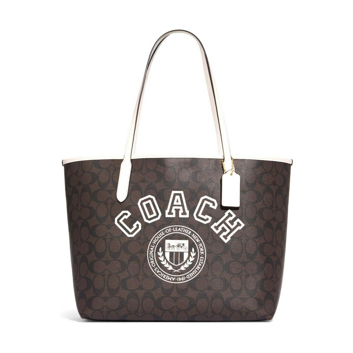 Women's Handbag Coach CB869-IMUOC Brown (44 x 27 x 14 cm)-1