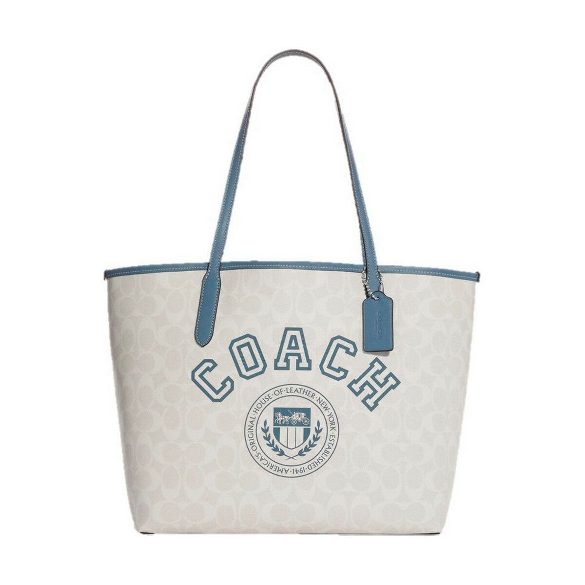Women's Handbag Coach CB869-SVUOB White (44 x 27 x 14 cm)-1
