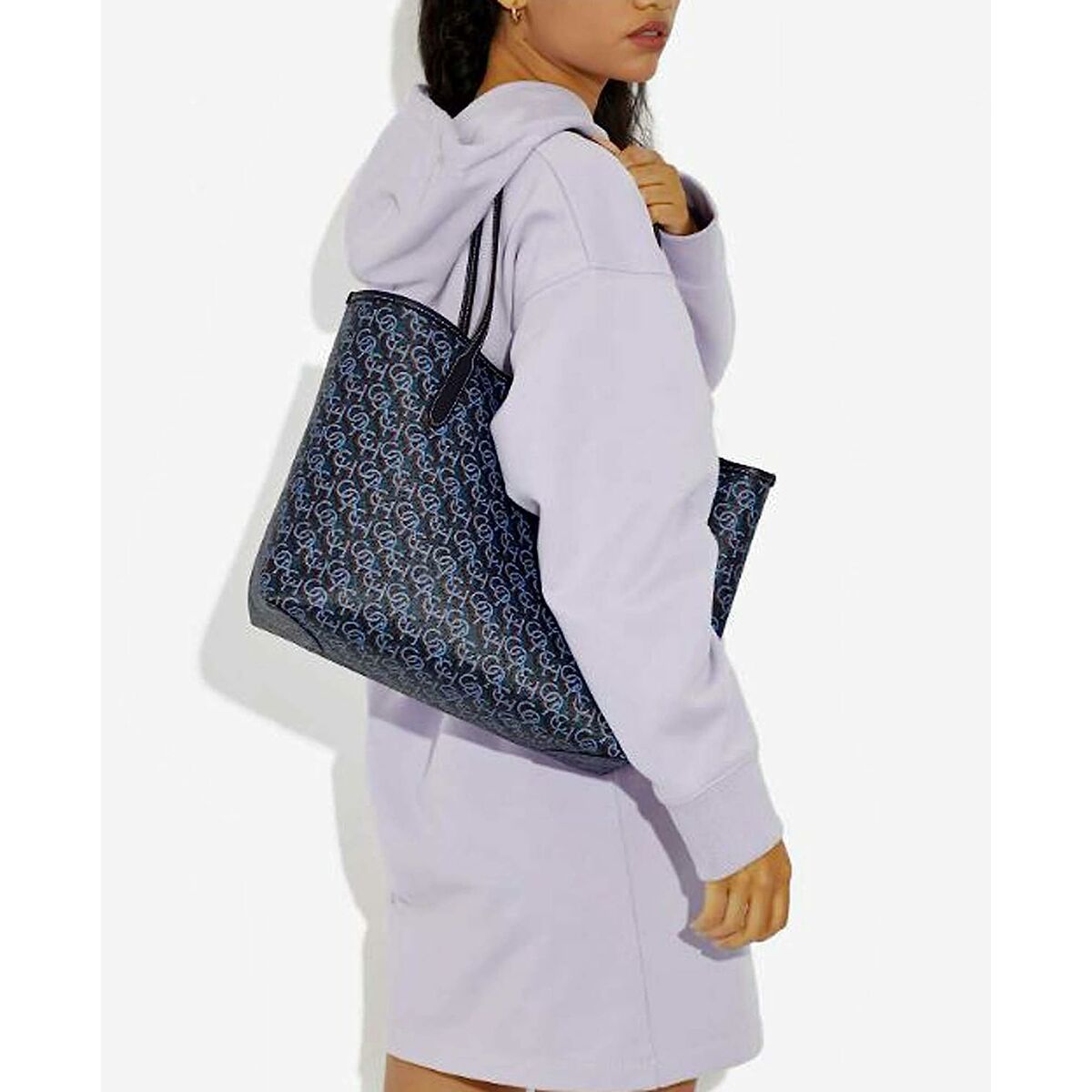 Women's Handbag Coach CF342-IMNAV  Blue 48 x 28 x 15 cm-1