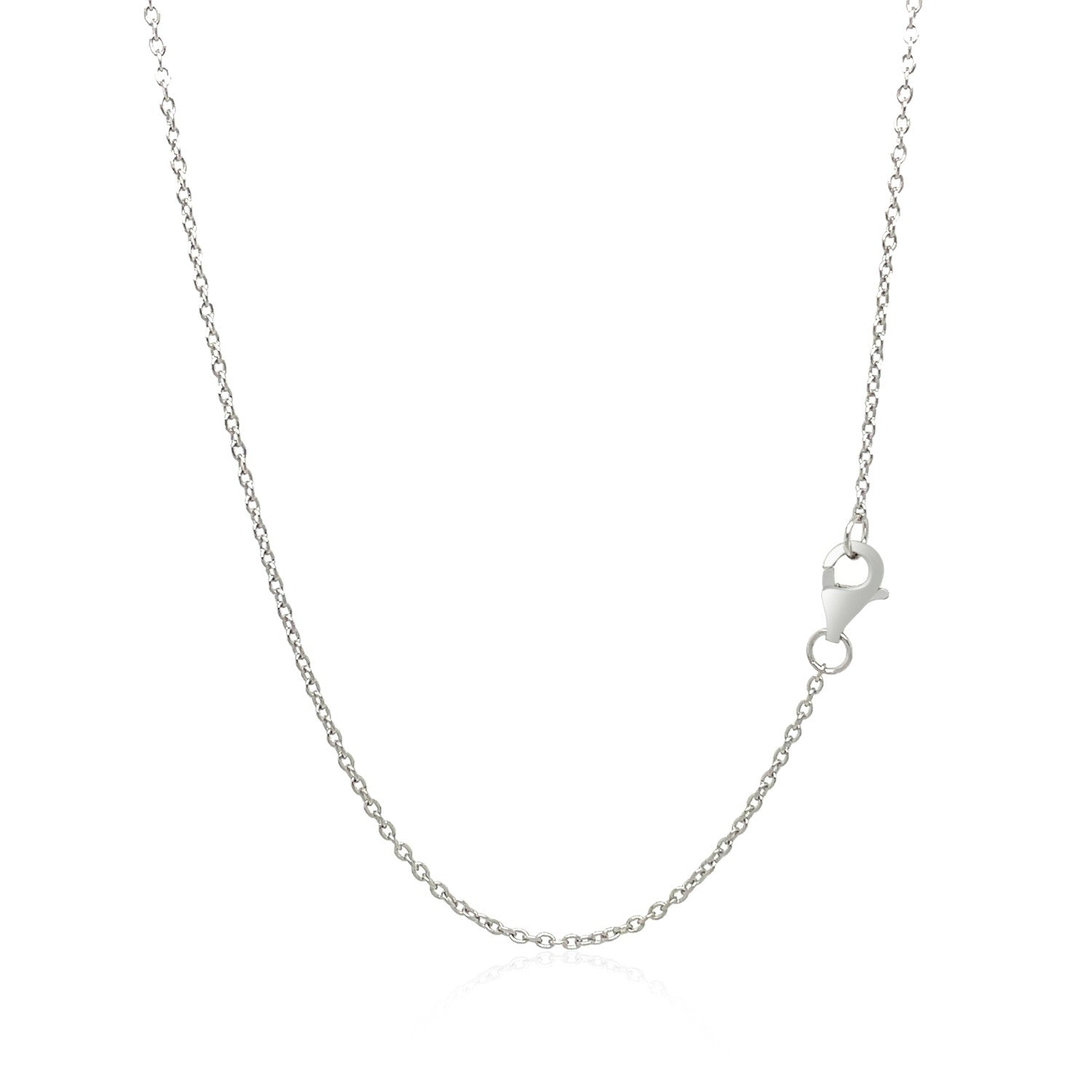 Double Heart Infinity Necklace with Cubic Zirconia in Sterling Silver