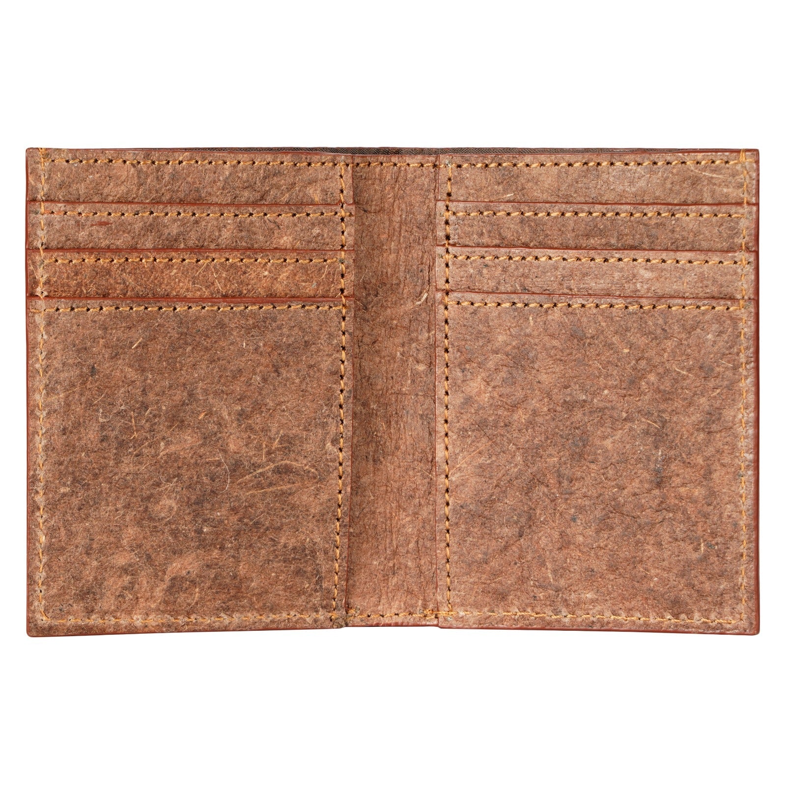 Coconut Leather Classic Wallet - Cutch Brown-1
